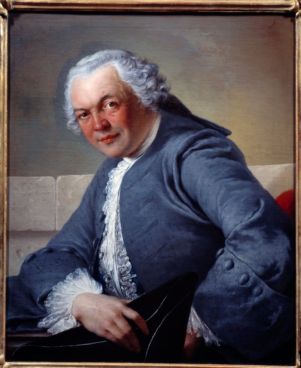 मिस्टर टोलोज़न का पोर्ट्रेट। लुई गेब्रियल ब्लैंचेट की पेंटिंग (1701-1772) द्वारा लुई गेब्रियल ब्लैंचेट