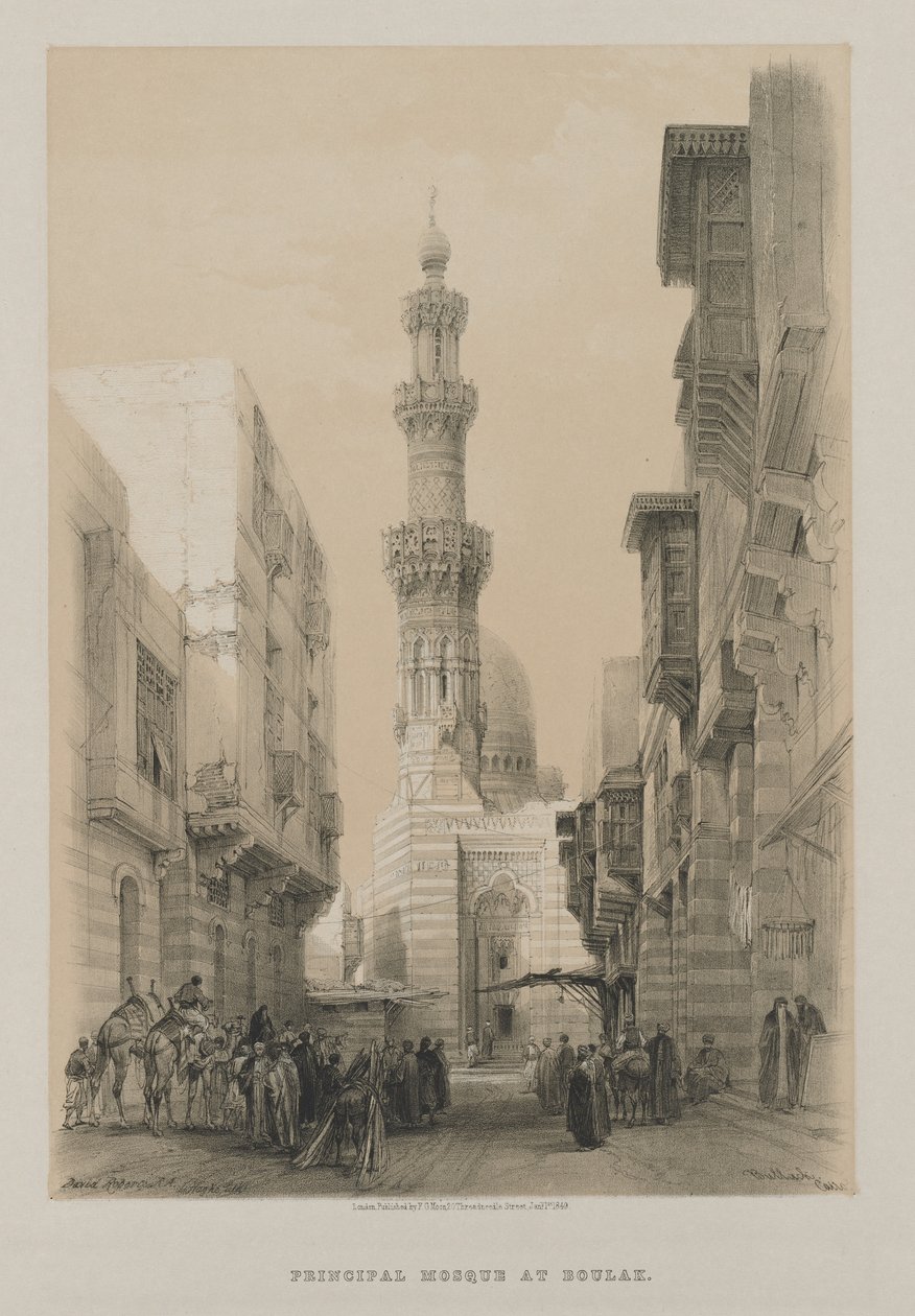 मिस्र और नूबिया, वॉल्यूम III: बुलैक, काहिरा, सी। 1846। द्वारा लुई हागे