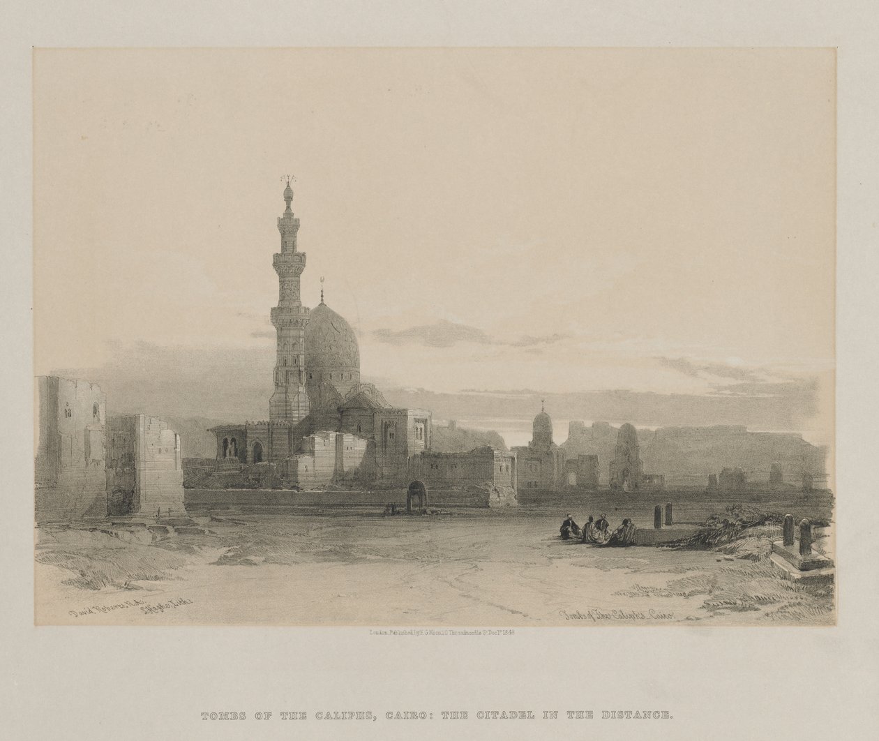 मिस्र और नूबिया, खंड III: खलीफा के कैम्ब्स, काहिरा, 1848। द्वारा लुई हागे
