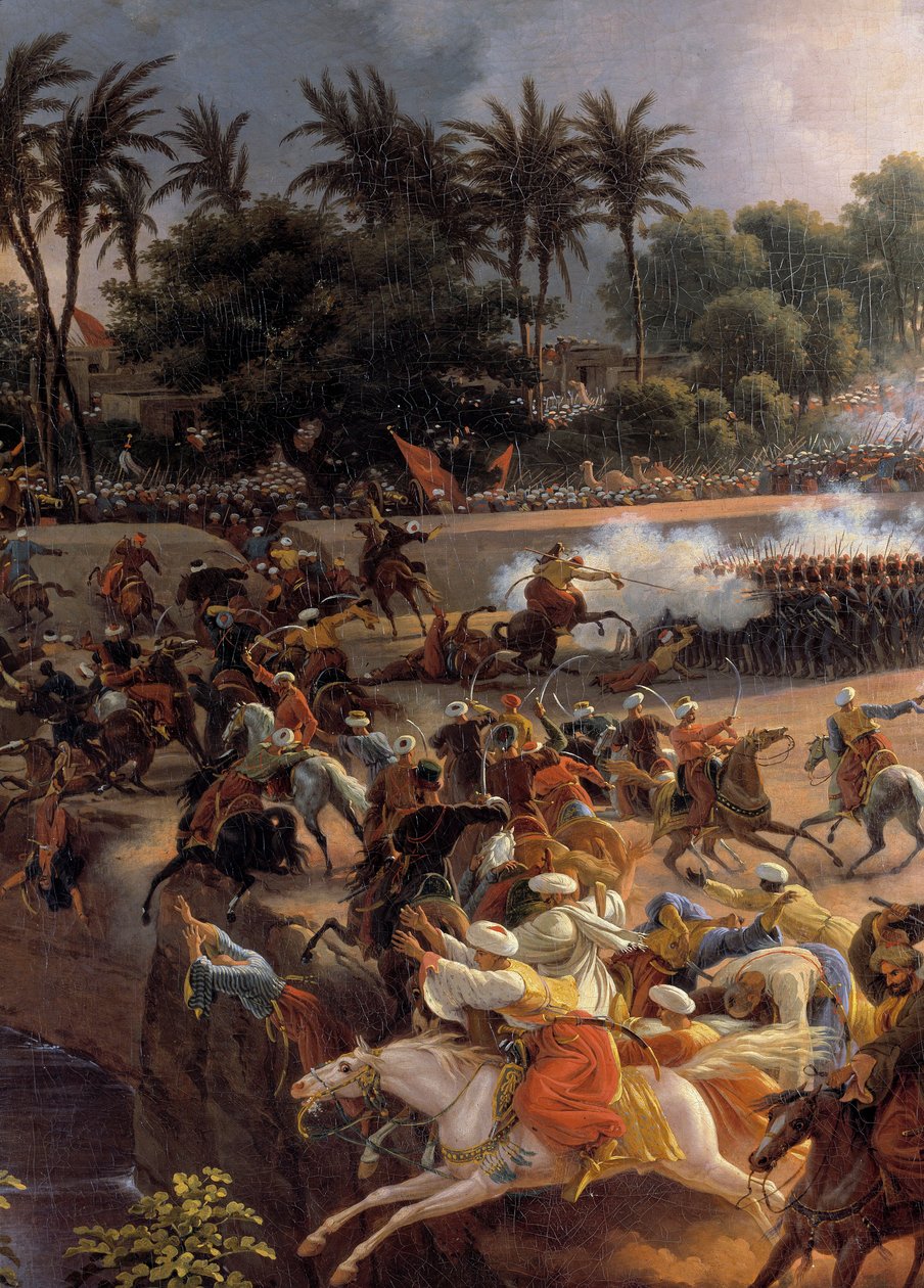 मिस्र का अभियान (अभियान) (1798-1801): "” पिरामिड की लड़ाई, 21 जुलाई द्वारा लुई लेज्यून