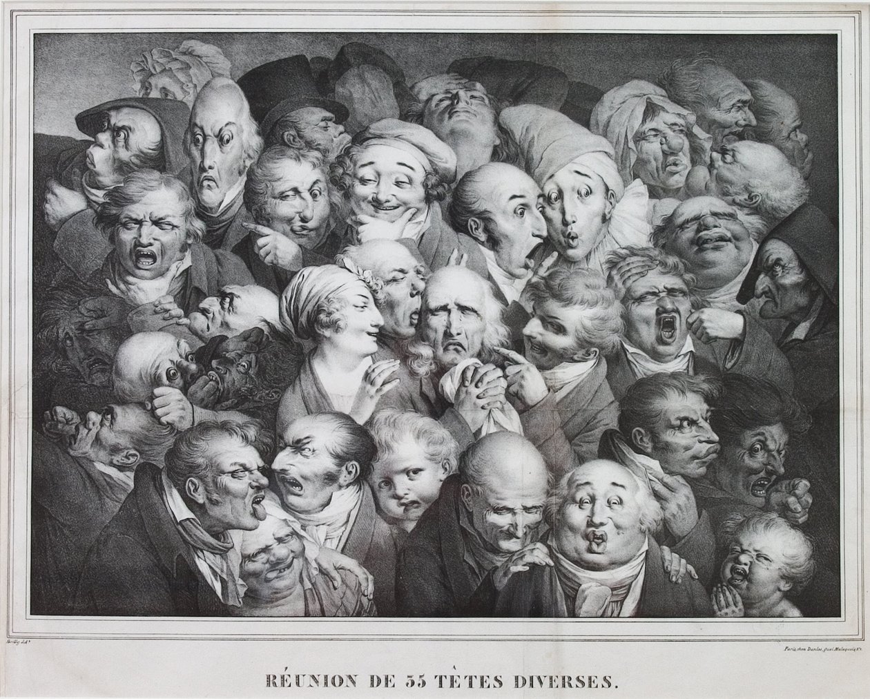 पैंतीस प्रमुखों का समूह, 1825 द्वारा लुई लियोपोल्ड बोइली