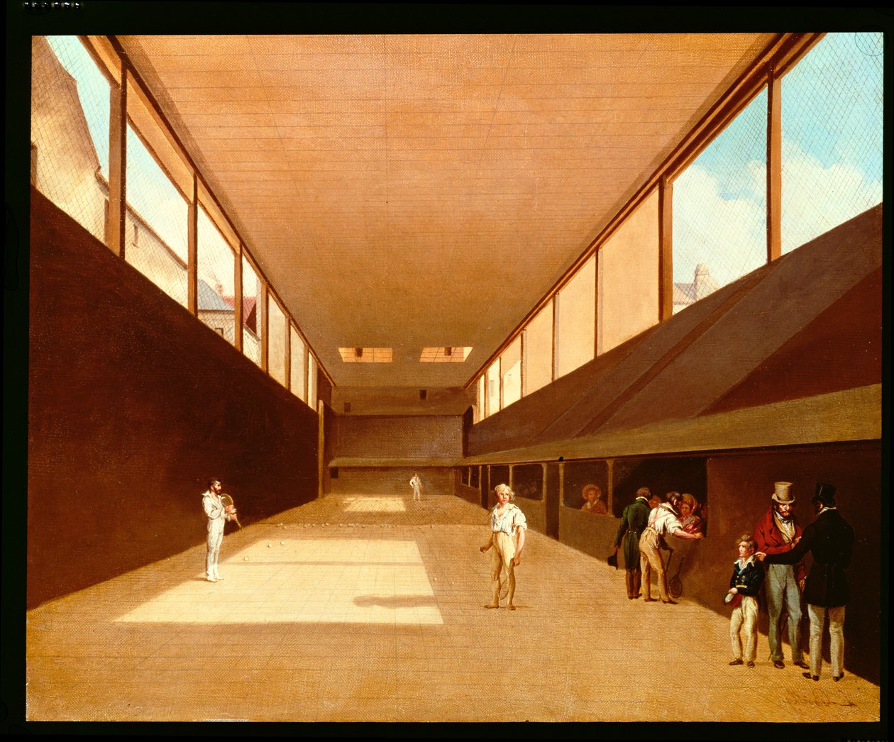 Jeu de Paume, Versailles का इंटीरियर द्वारा लुई लियोपोल्ड बोइली