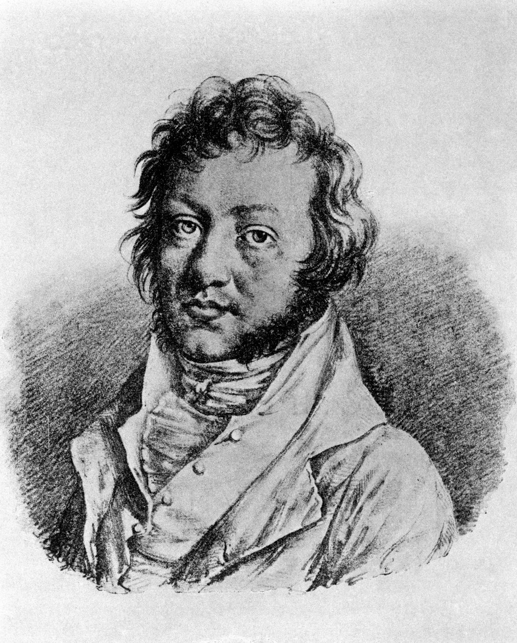 आंद्रे मैरी एम्पीयर का पोर्ट्रेट (1775 - 1836) फ्रांसीसी भौतिक विज्ञानी। लुई बोइली द्वारा लिथोग्राफ (1761-1845) द्वारा लुई लियोपोल्ड बोइली