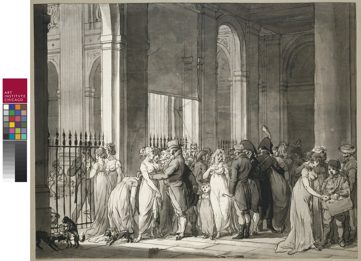 द आर्क्स इन द पैलैस रॉयल, c.1804 द्वारा लुई लियोपोल्ड बोइली