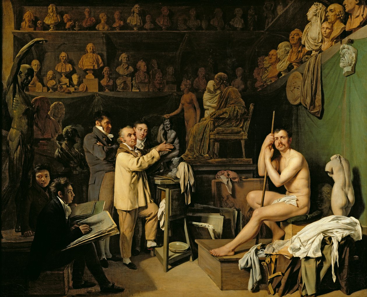 द स्टूडियो ऑफ़ जीन एंटोनी हौडन (1741-1828) द्वारा लुई लियोपोल्ड बोइली