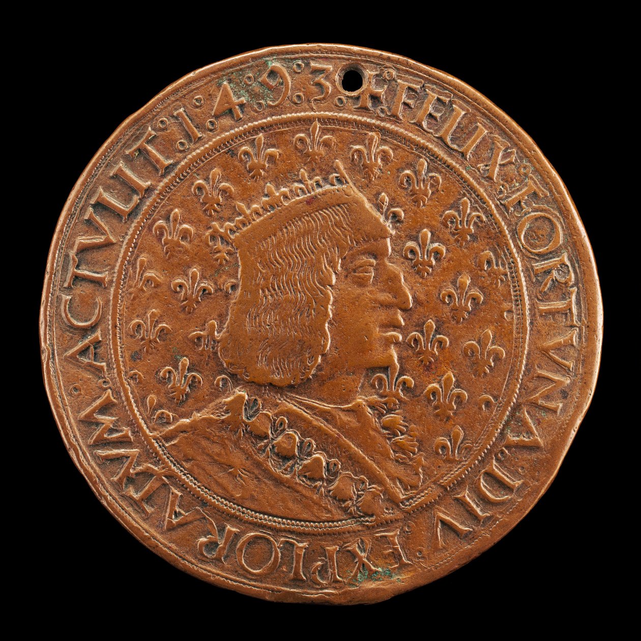 चार्ल्स आठवीं, 1470-1498, फ्रांस के राजा 1483 [आगे की ओर], 14931494 द्वारा लुई लेपेरे