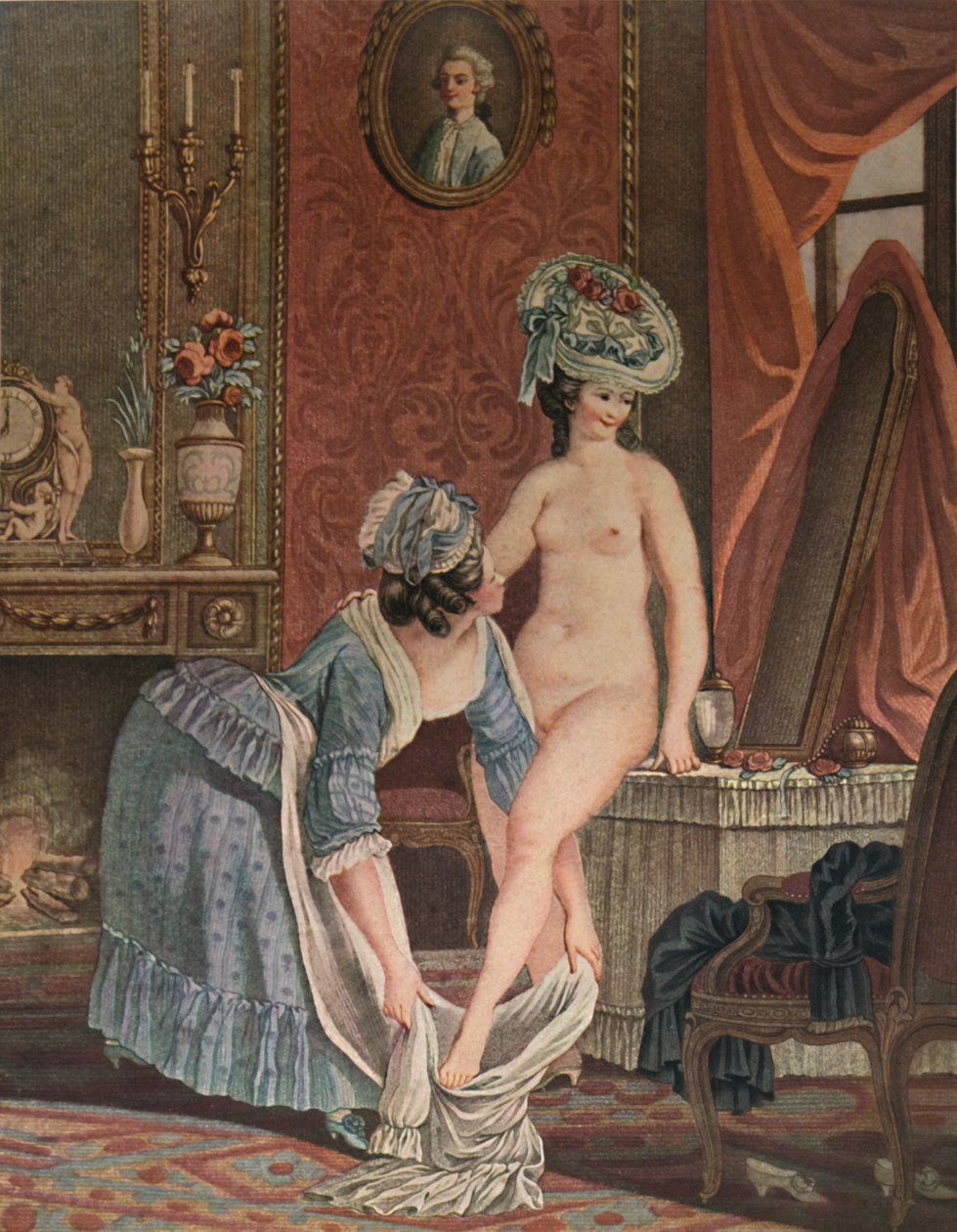 ला टॉयलेट, स्नान, c1765-1790, 1913 द्वारा लुई मारिन बोनट