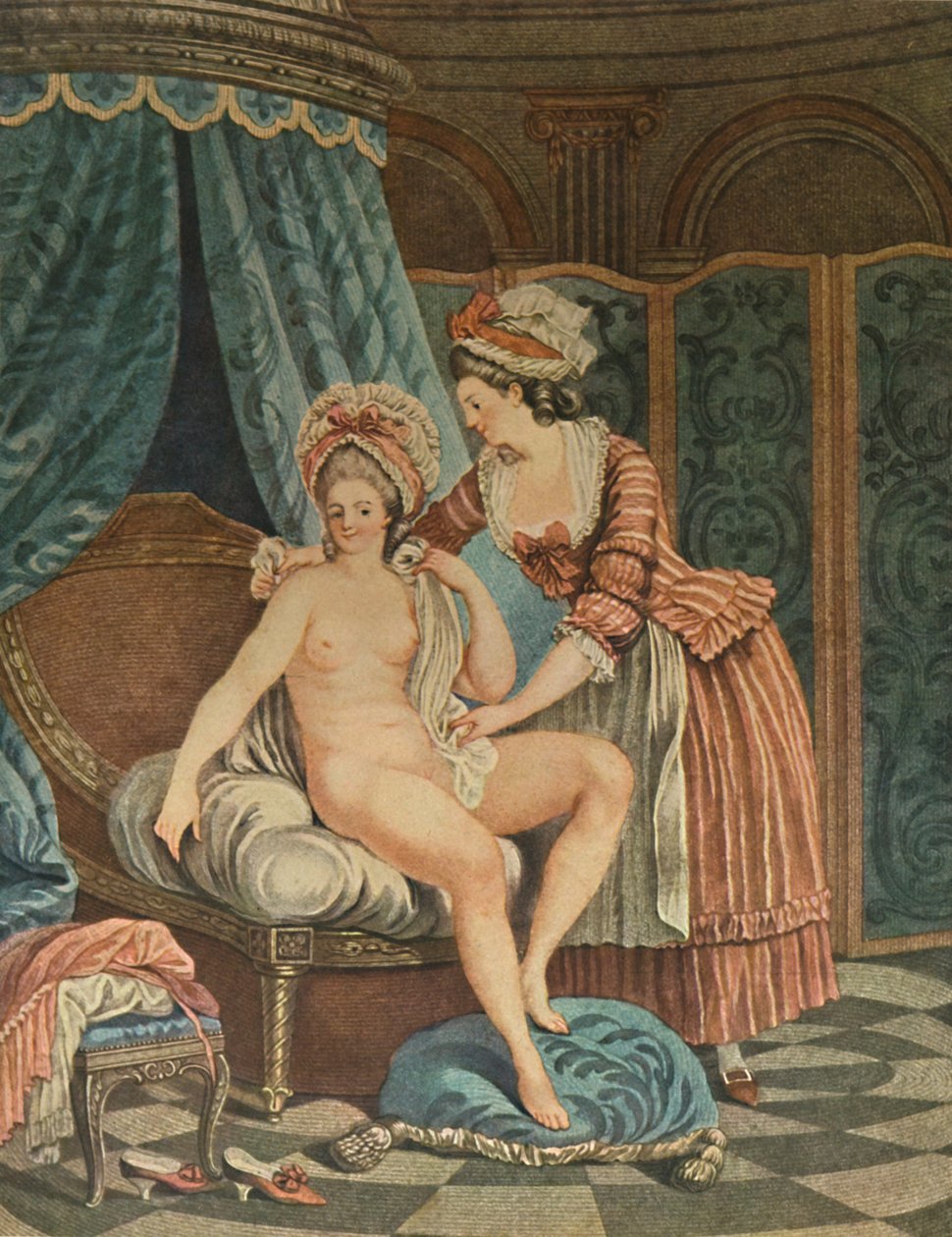 बैन, द बाथ द्वारा, c1765-1790, 1913 द्वारा लुई मारिन बोनट