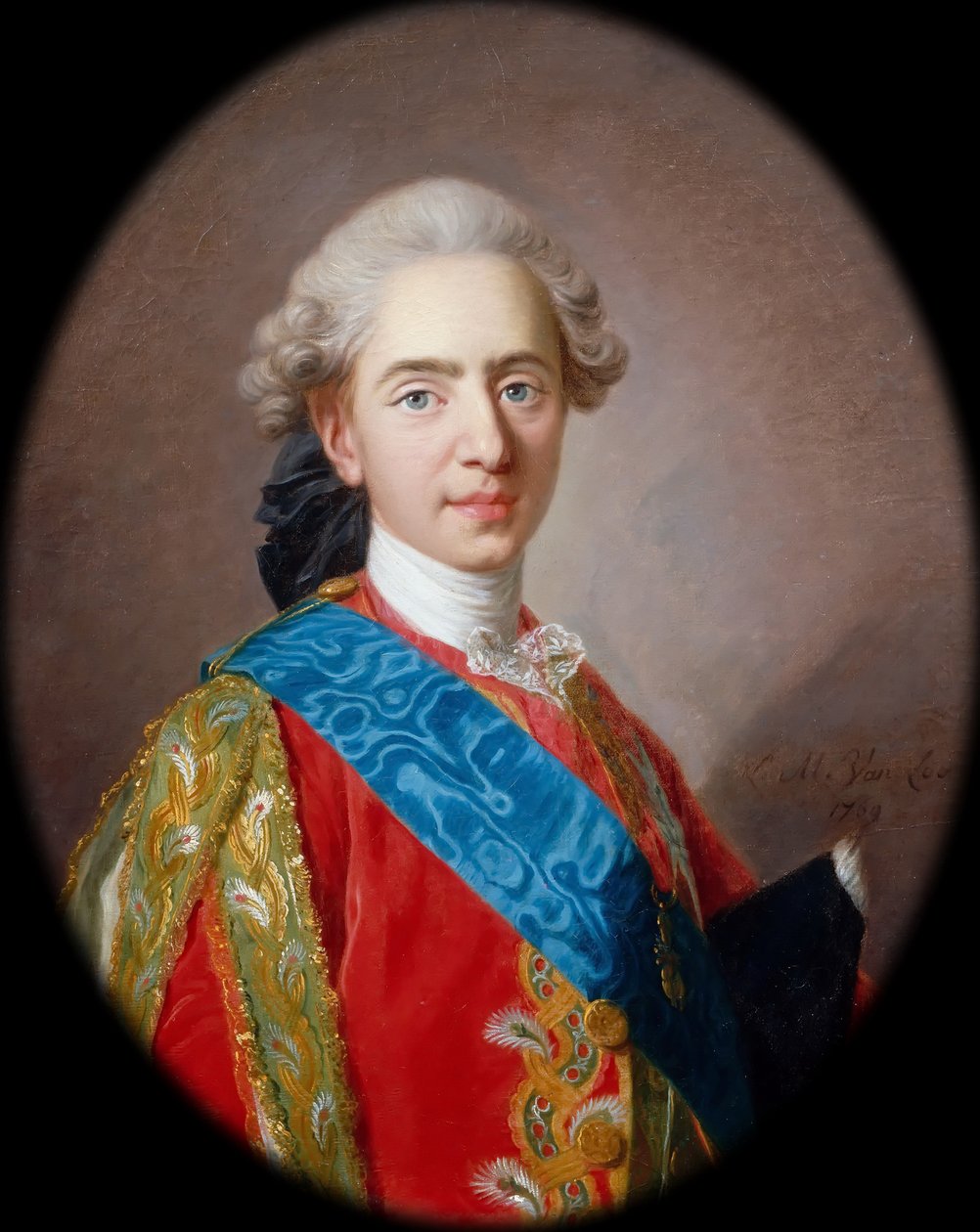 लुई-अगस्टे, ड्यूक डे बेरी 1754-1793, भविष्य के लुई XVI, फ्रांस के राजा द्वारा लुई मिशेल वान लू