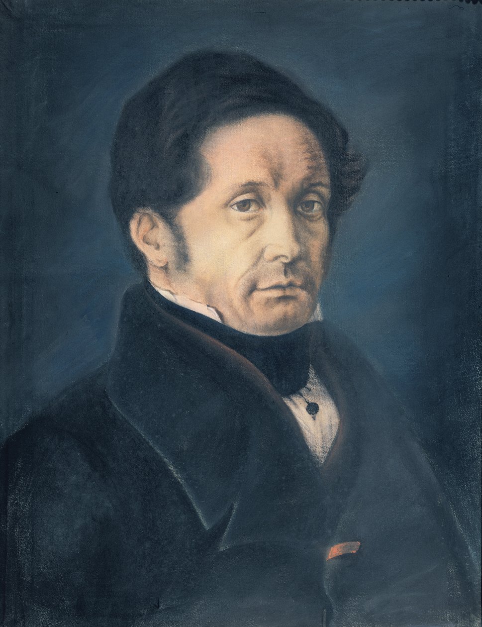 जीन-जोसेफ पाश्चर (1791-1865) 1842 (कागज पर पेस्टल) द्वारा लुई पाश्चर