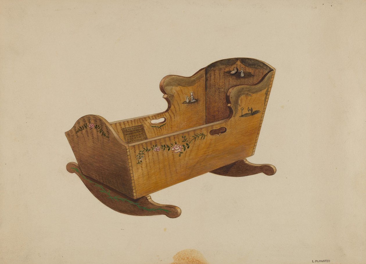 पालना, सी. 1936. द्वारा लुई प्लॉगस्टेड