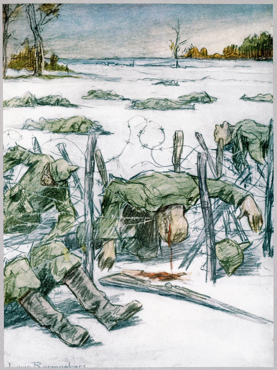 'कांटेदार तार', 1916 द्वारा लुई रायमेकर्स