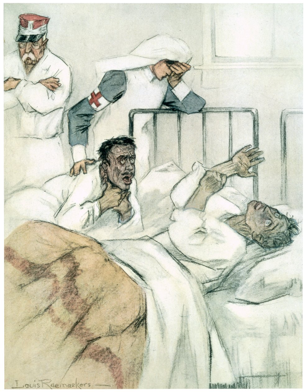 'स्लो एस्फेक्सिएशन', 1916 द्वारा लुई रायमेकर्स