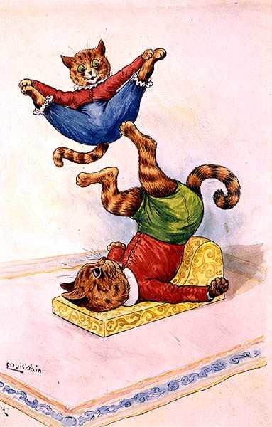 एक्रोबेट्स, c.1905 द्वारा लुई व्यर्थ