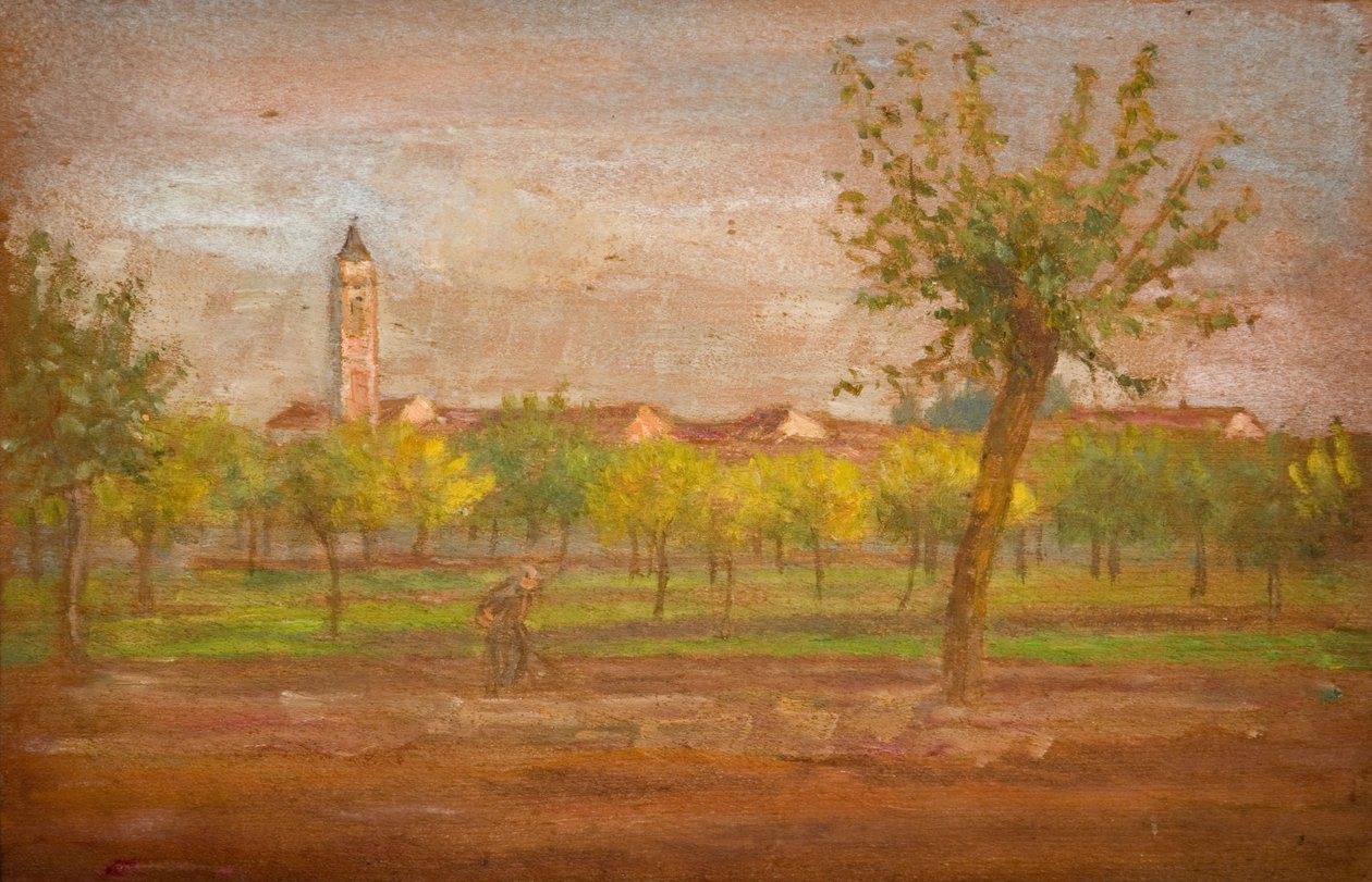 कैरेट का गांव, लोम्बार्डी, 1877। द्वारा लुइसा स्टार