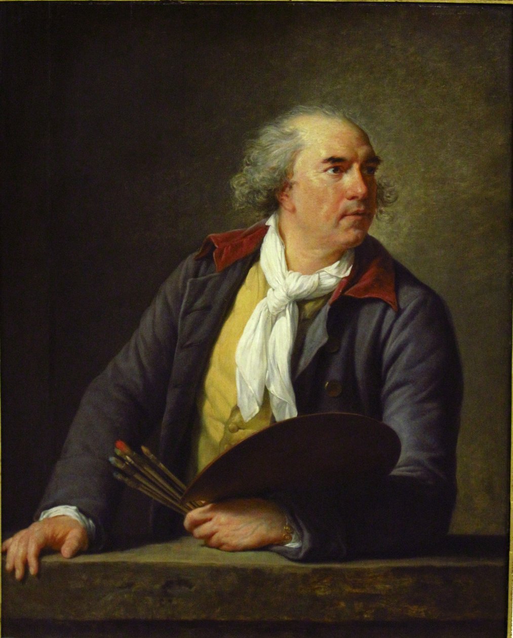 पोर्ट्रेट ऑफ ह्यूबर्ट रॉबर्ट (1733-1808), फ्रांसीसी चित्रकार द्वारा एलिजाबेथ लुईस विगि लेब्रुन