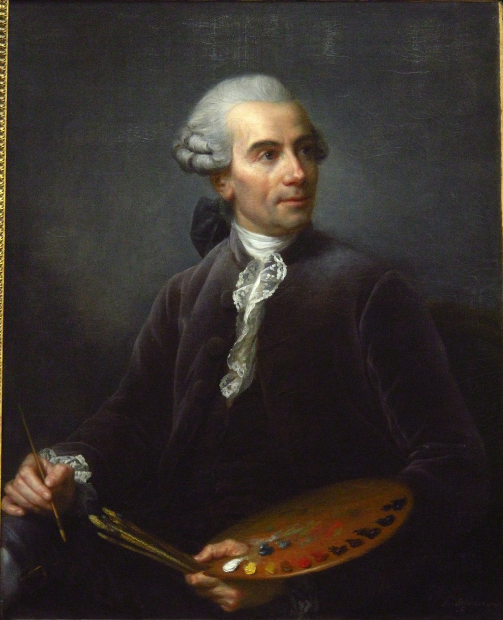 जोसफ वर्नेट का पोर्ट्रेट (1714-1789), फ्रांसीसी चित्रकार द्वारा एलिजाबेथ लुईस विगि लेब्रुन