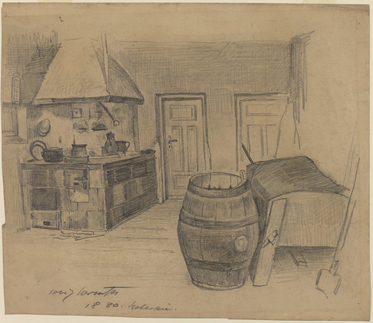 इंटीरियर, 1880। द्वारा लोविस कोरिंथ