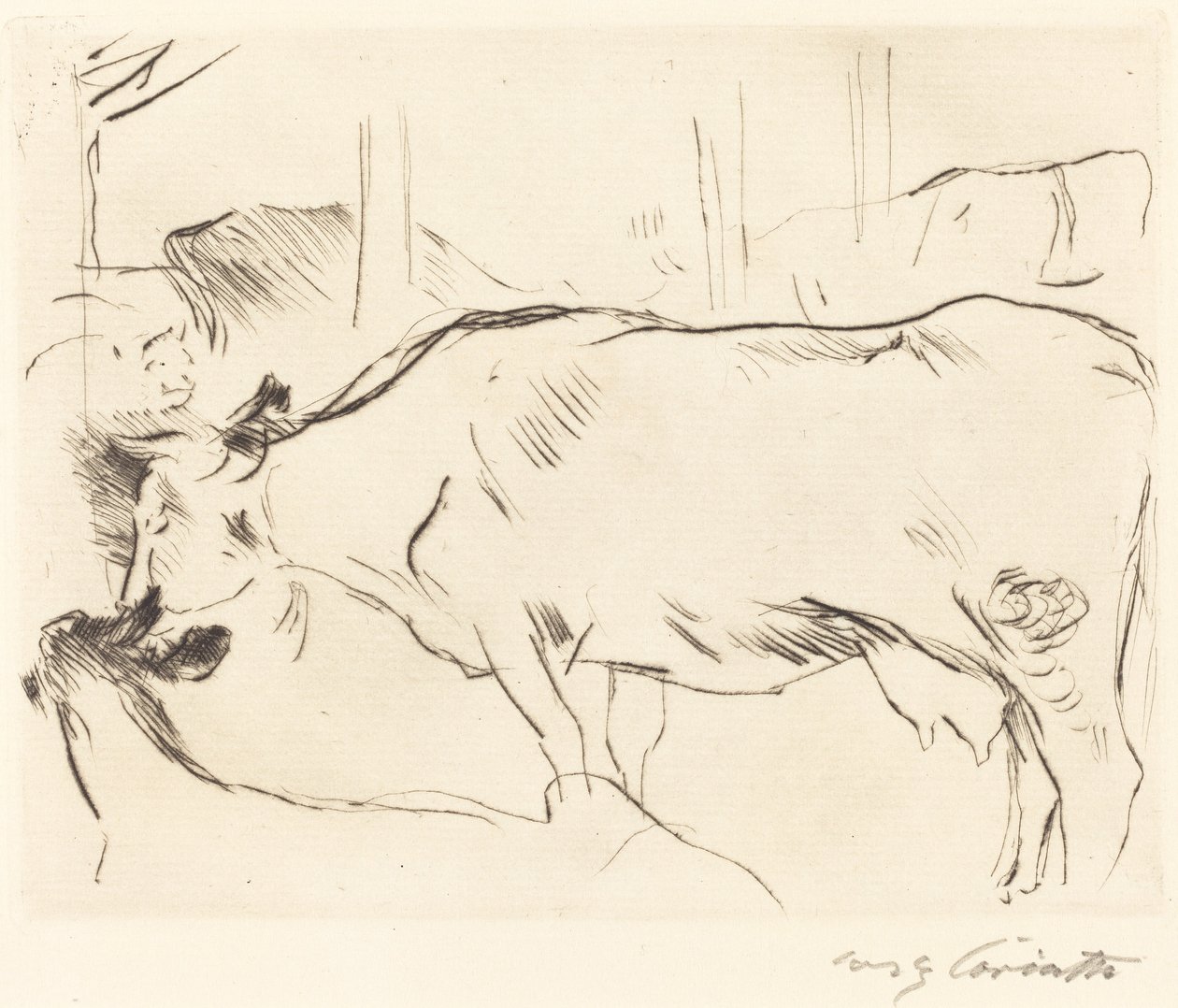 गाय खलिहान II गाय खलिहान II, 1914। द्वारा लोविस कोरिंथ