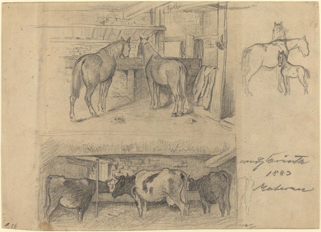 द बार्न, 1883। द्वारा लोविस कोरिंथ