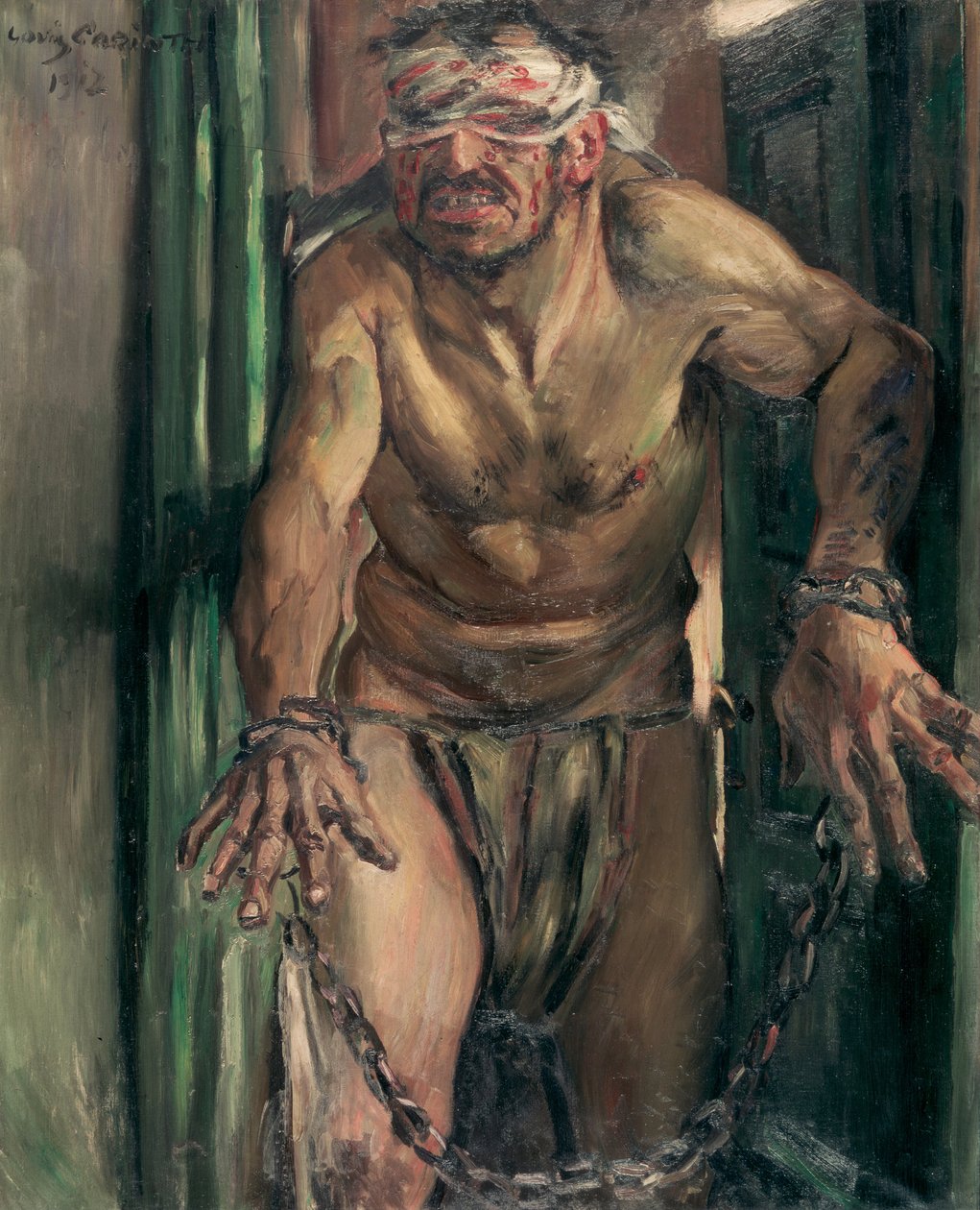 द ब्लाइंडेड सैमसन, 1912 द्वारा लोविस कोरिंथ