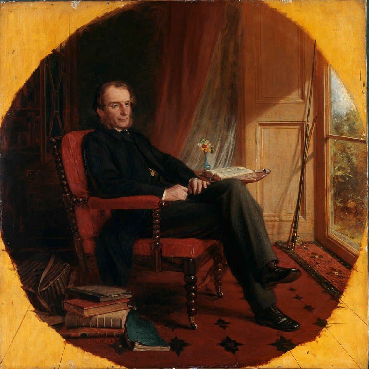 अंग्रेजी लेखक चार्ल्स किंग्सले का पोर्ट्रेट (1819-1875) लोव्स कैटो डिकिंसन द्वारा पेंटिंग (1819-1908) 1862 लंदन, नेशनल पोर्ट्रेट गैलरी द्वारा केटो डिकिन्सन को नीचा दिखाया