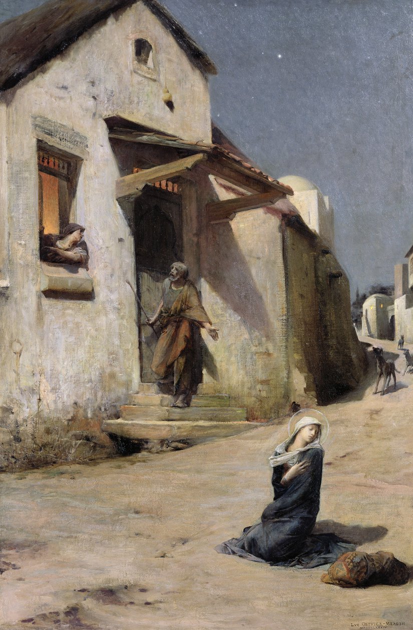 बेथलेहम में आगमन, 1897 द्वारा ल्यूक ओलिवर मर्सन