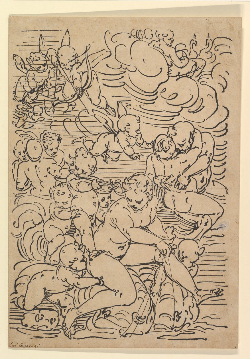 एम्फीट्राइट की विजय, ca. 1550-1580। द्वारा लुका कैम्बियासो