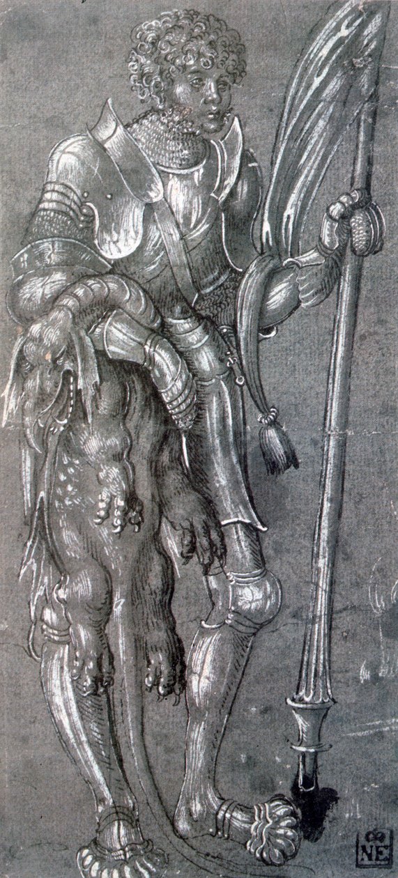 सेंट जॉर्ज, c1504-1553 द्वारा लुकास क्रैंक द एल्डर
