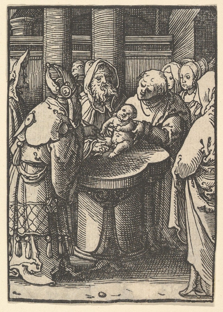 खतना, ca. 1520। द्वारा लुकास वैन लेडेन