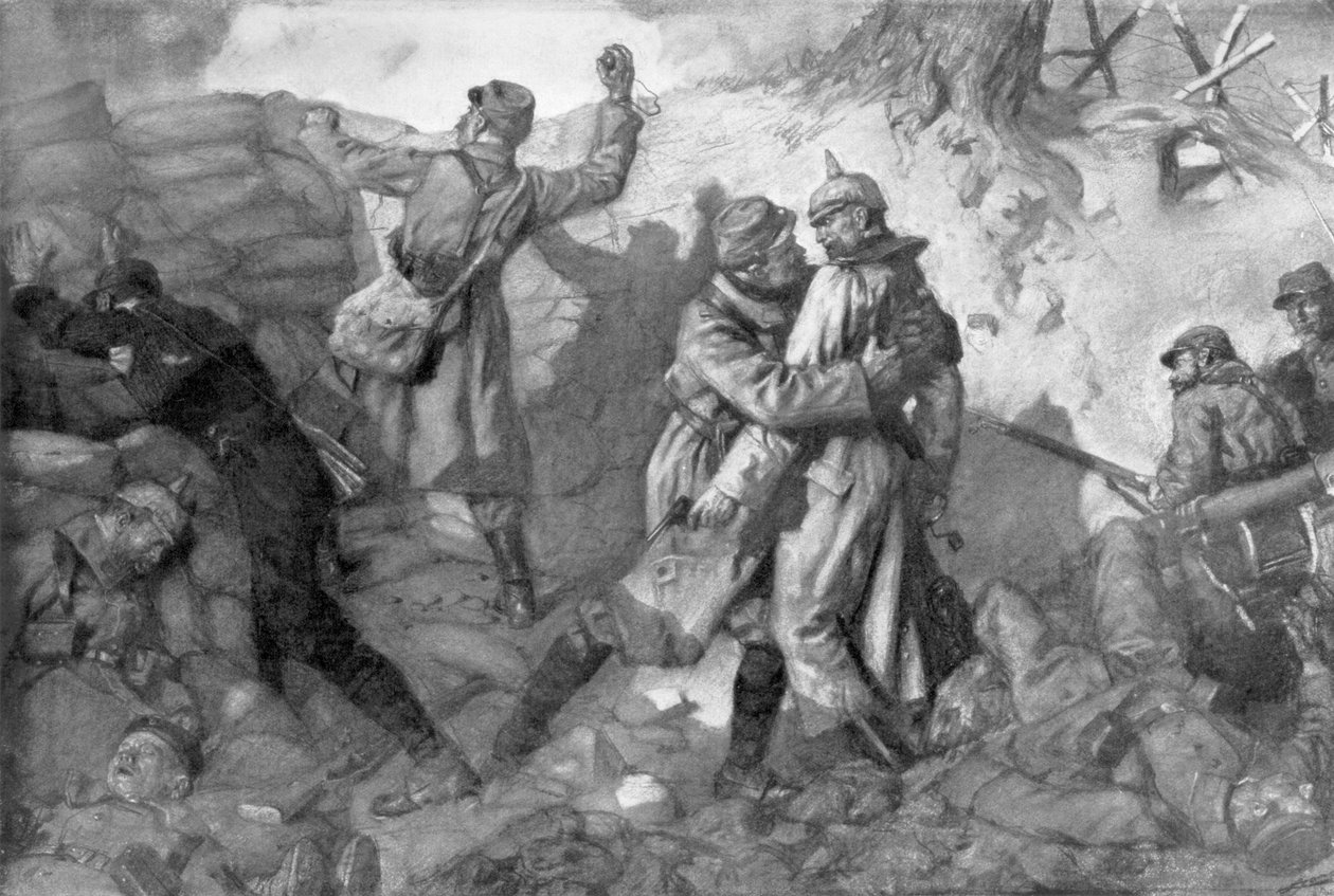 किले की विजय, नोट्रे-डेम डी लॉरेट, आर्टोइस, फ्रांस, 1915, 1926। द्वारा लुसिएन जोनास