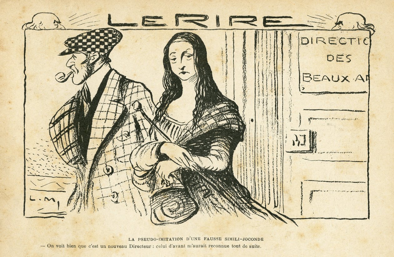 Le Rire . में चित्रण द्वारा लुसिएन मेटिवेट