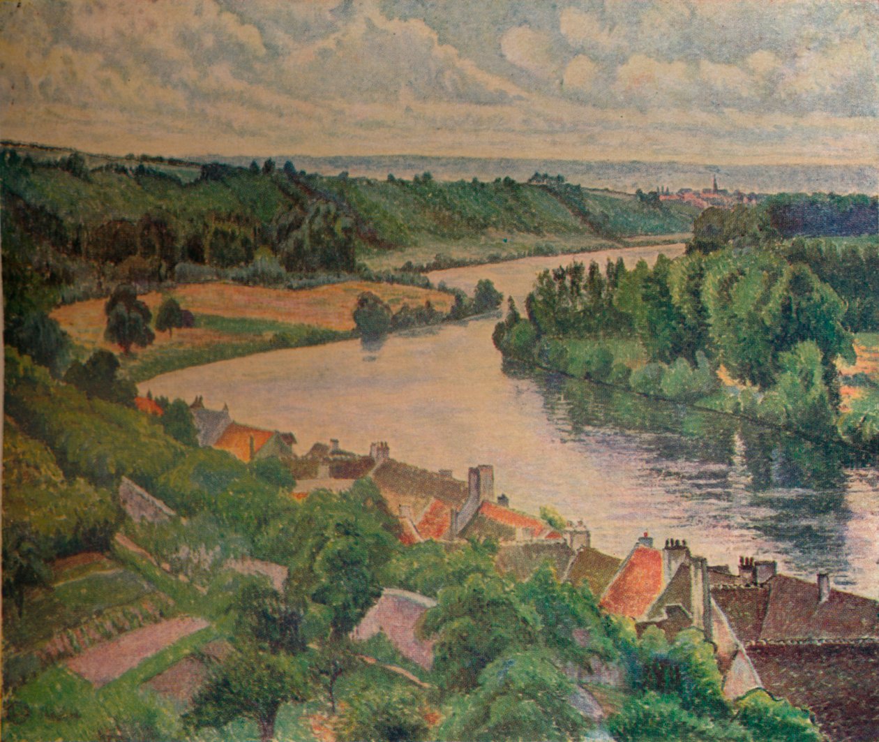ला फ्रेट और सार्टरविल, 1924. 1925 द्वारा लुसिएन पिसारो