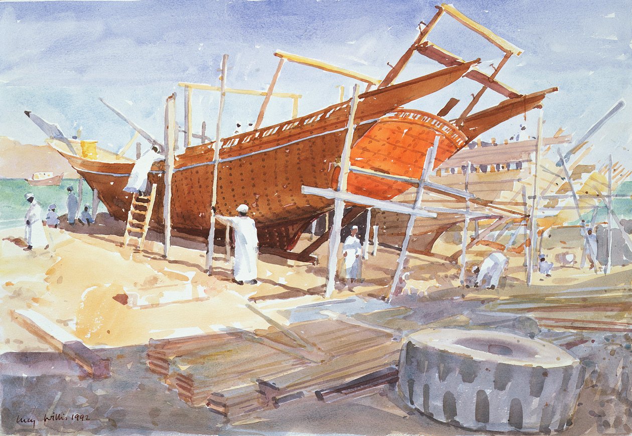 ढो यार्ड, सूर, 1992 (wc) द्वारा लुसी विलिस