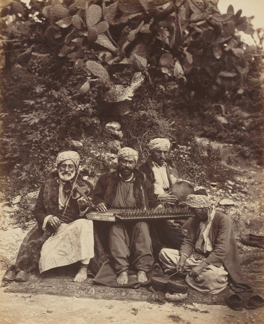 अरब संगीतकार, 1864। द्वारा लुडोविको वोल्फगैंग हार्ट