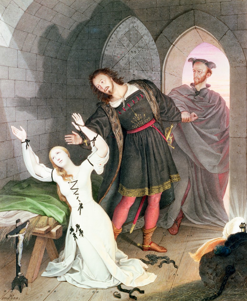 Faust, 1828 (स्याही और wc) द्वारा लुडविग फर्डिनेंड स्नोरन वॉन कैरोलसफील्ड