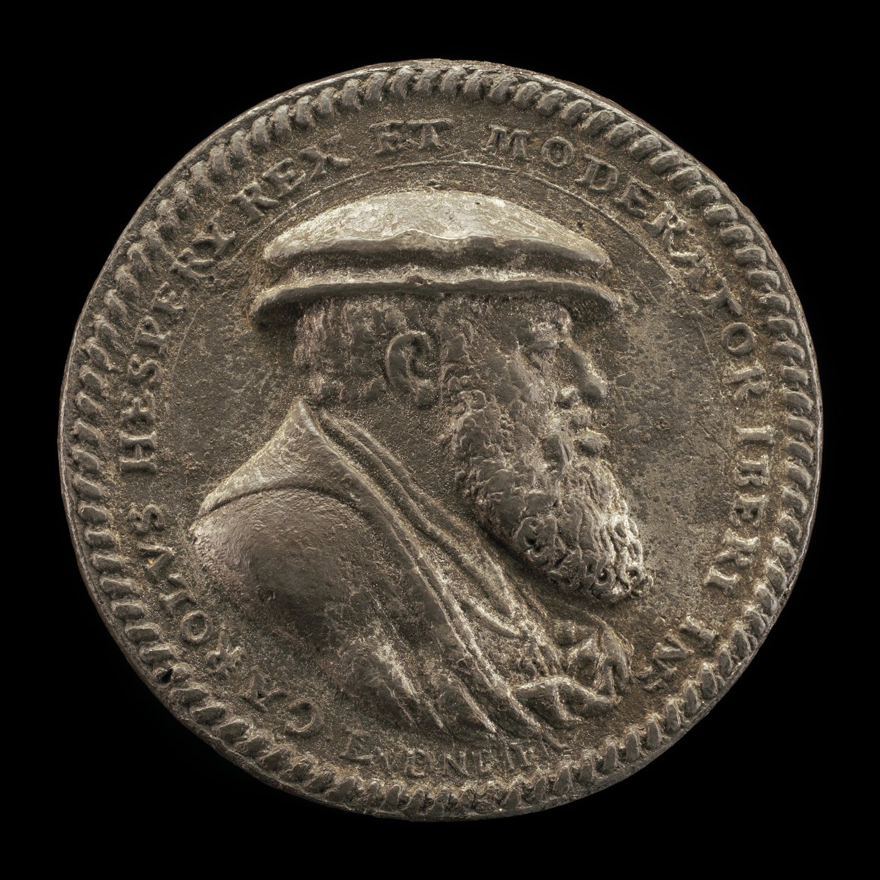 चार्ल्स वी, 1500-1558, स्पेन के राजा 1516-1556, पवित्र रोमन सम्राट 1519 [सामने], 1542। द्वारा लुडविग नेफहरर