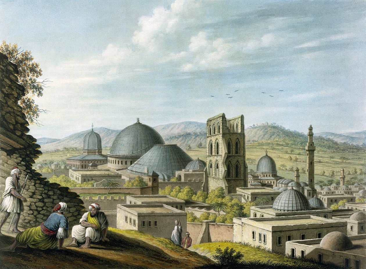जेरूसलम पश्चिम से, पब। विलियम वत्स द्वारा, 1805 द्वारा लुइगी मेयर