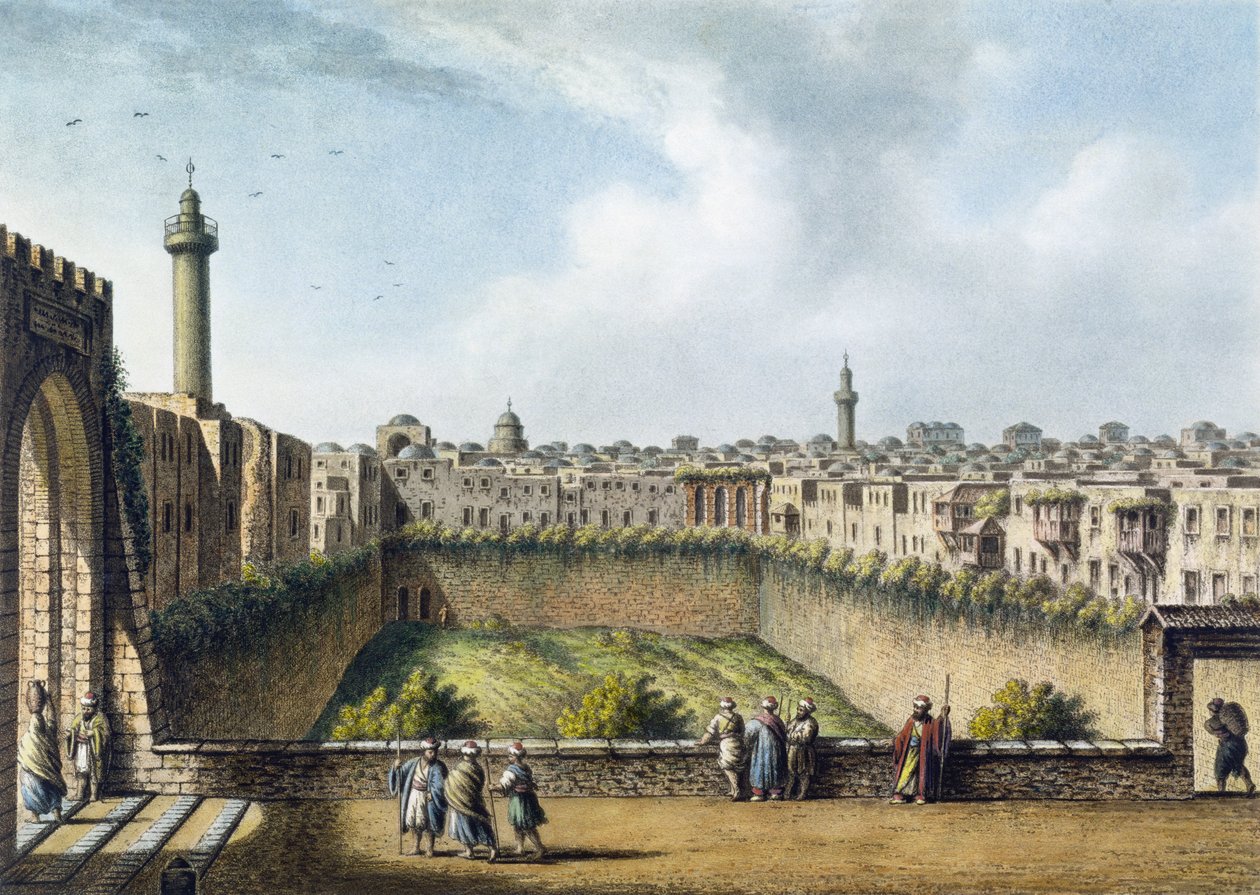 बेथेस्डा, जेरूसलम, पब का पूल। विलियम वत्स द्वारा, 1801 द्वारा लुइगी मेयर