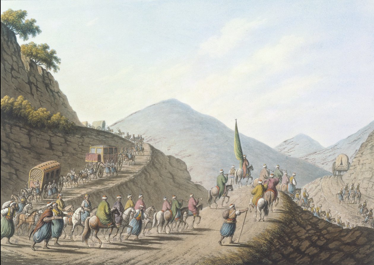बाल्कन माउंटेन, प्लेट 2, पब। विलियम वाट्स द्वारा द्वारा लुइगी (बाद में) मेयर