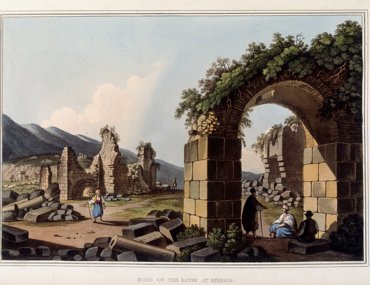 लुइगी मेयर, लंदन द्वारा लिए गए मूल चित्रों से यूरोप, एशिया और कुछ भूमध्य द्वीपों में ओटोमन डोमिनियन में "" दृश्य द्वारा लुइगी मेयर