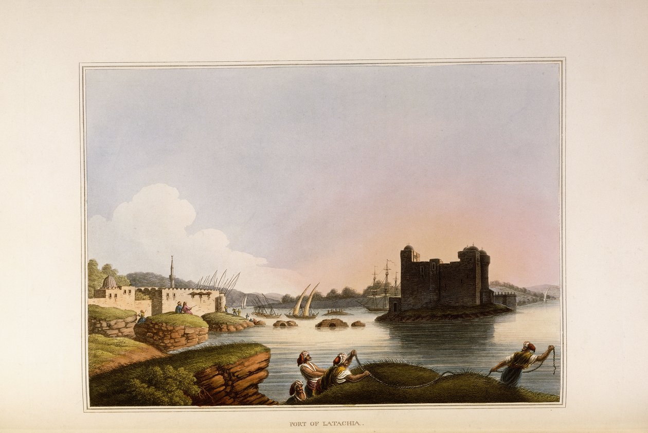 पोर्ट ऑफ लाटचिया, 1810 द्वारा लुइगी मेयर