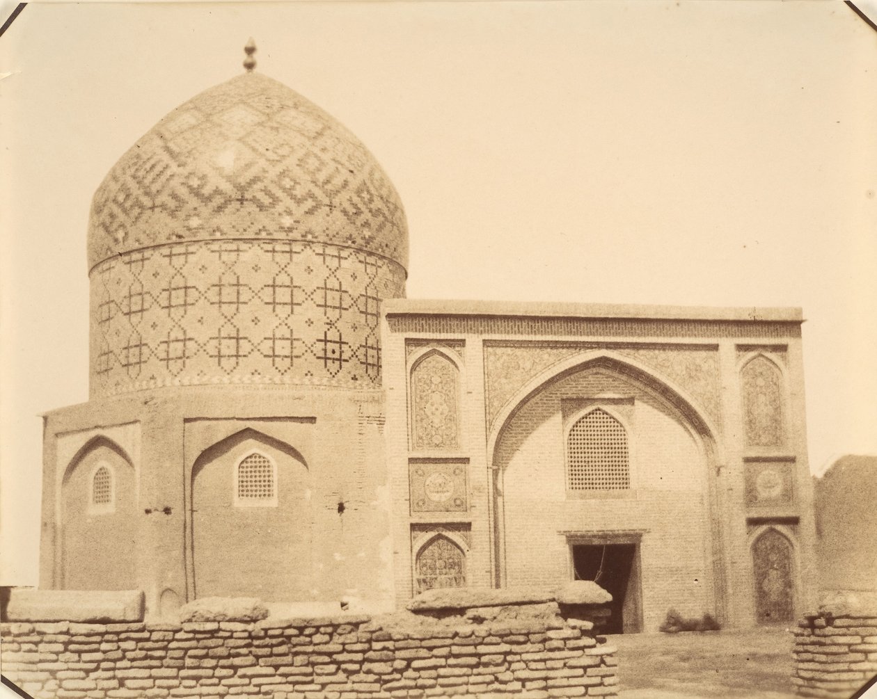 [नासिर-एद्दीन शाह की मस्जिद, तेहरान, ईरान], 1840 से 60 का दशक। द्वारा लुइगी पेस