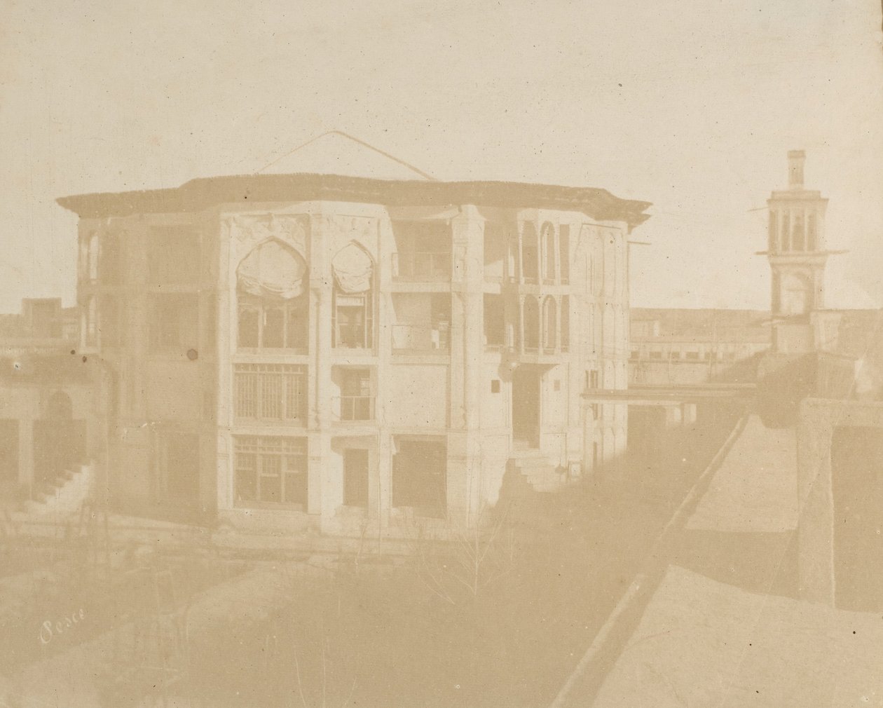 तेहरान। प्रधान मंत्री हाउस नेज़नेह, 1858। द्वारा लुइगी पेस