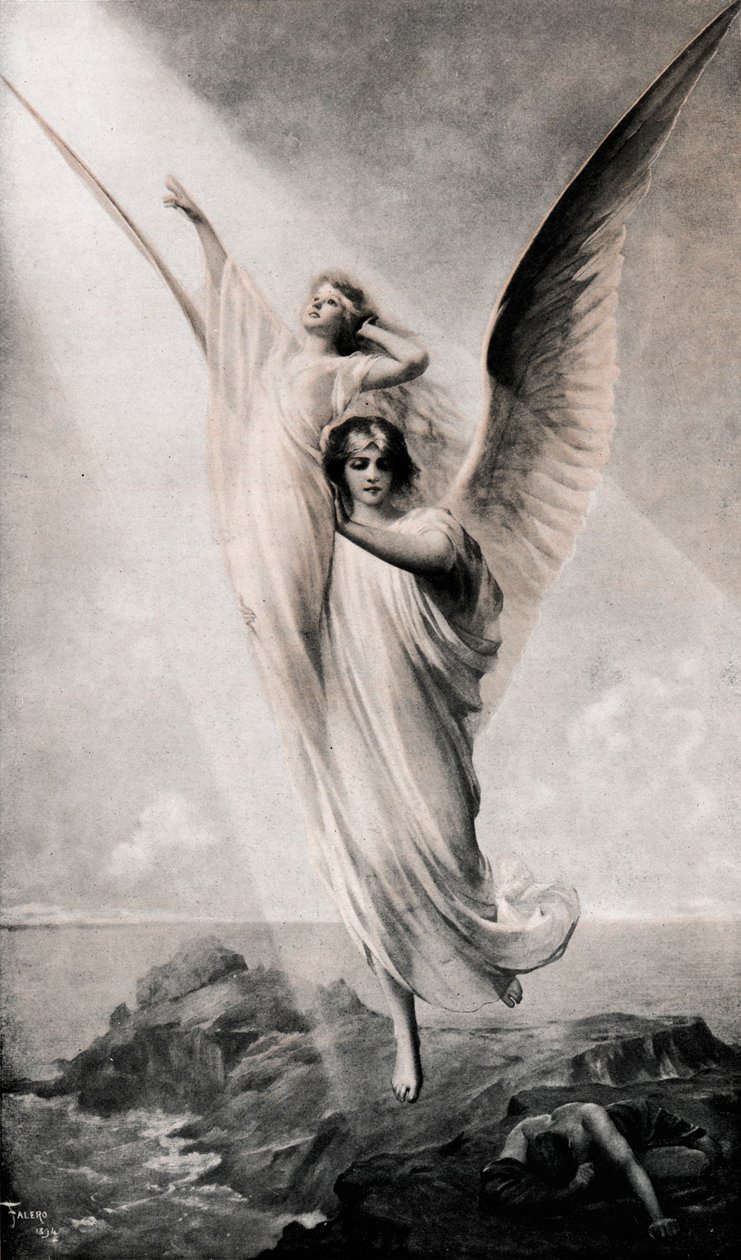 'द ह्यूमन सोल', 1894, 1911 द्वारा लुइस रिकार्डो फलेरो
