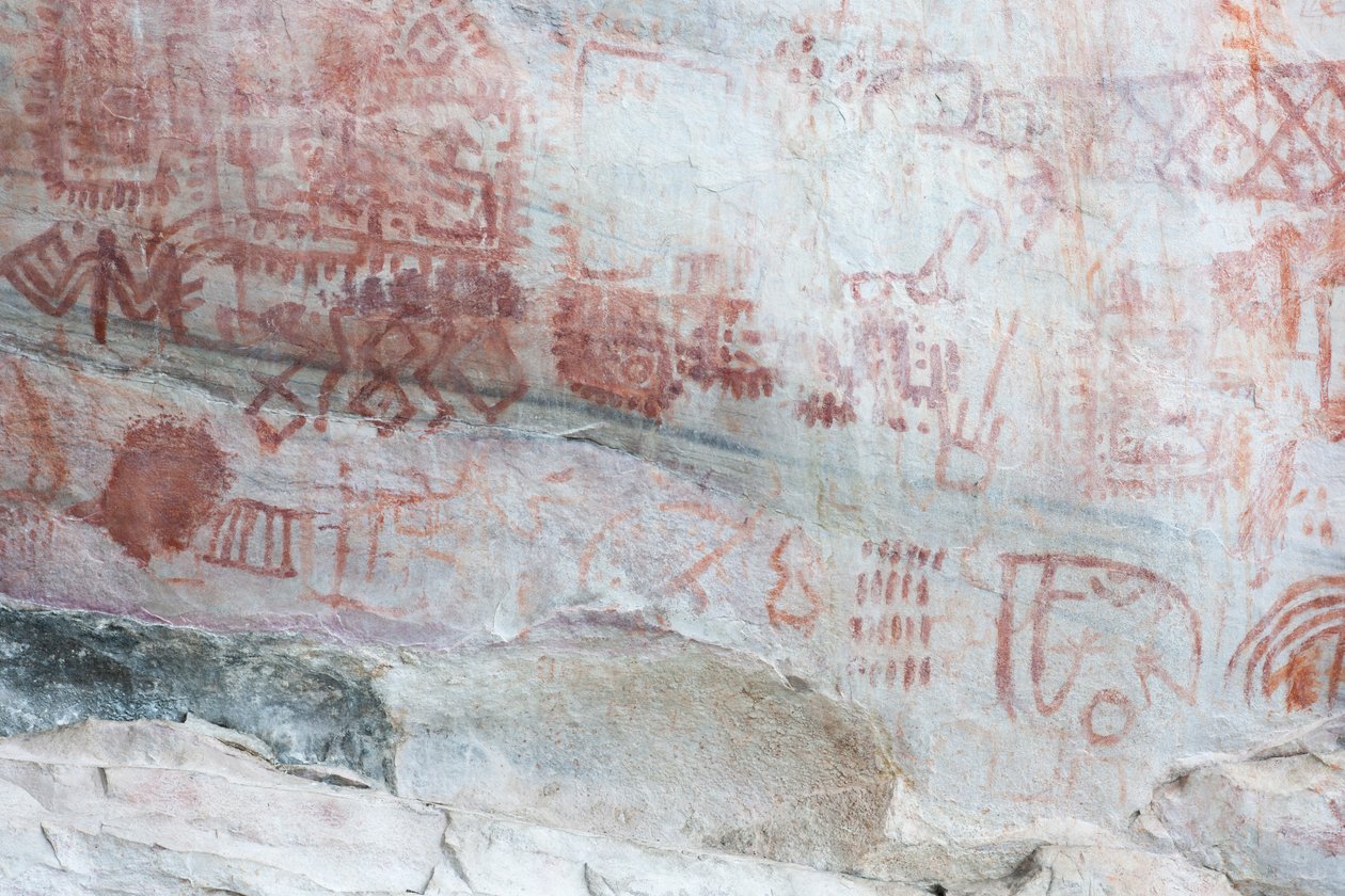 चित्रलेखन, Faical, San Ignacio, Cajamarca, पेरू, 2015। द्वारा लुइस रोसेंडो।
