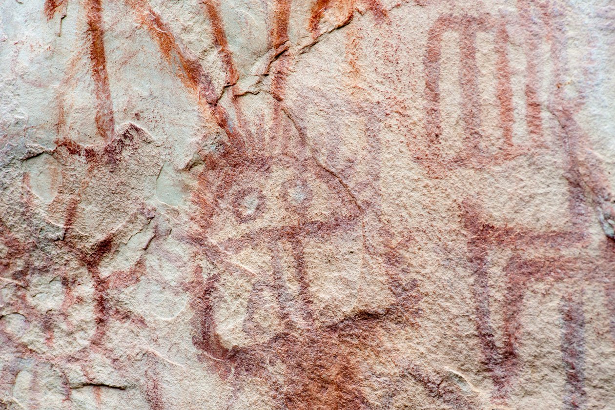चित्रलेखन, Faical, San Ignacio, Cajamarca, पेरू, 2015। द्वारा लुइस रोसेंडो।