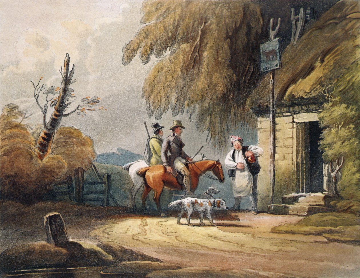 खिलाड़ी तरोताजा, पब। J.Hassell द्वारा, 1812 द्वारा Clennell के बाद ल्यूक