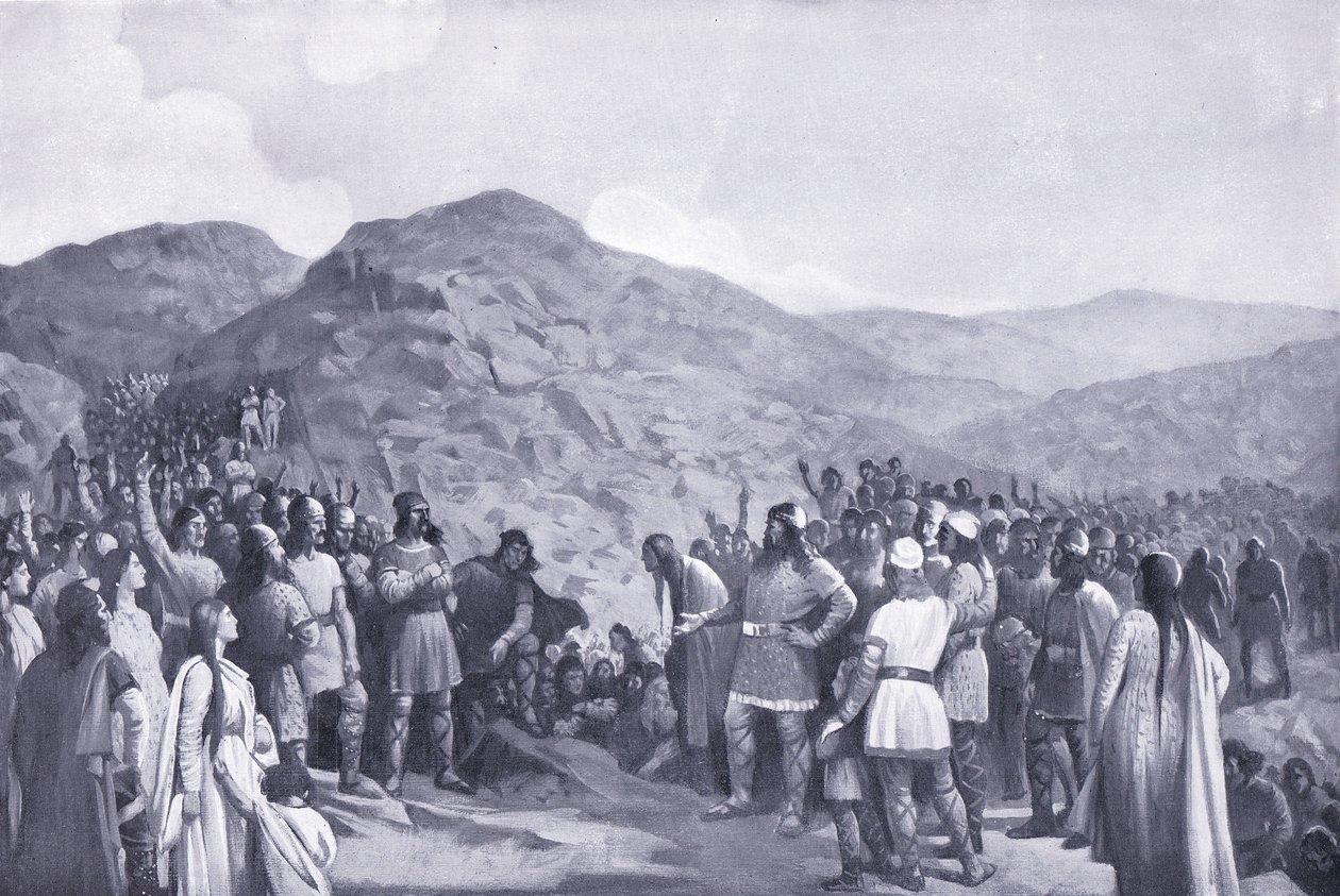 एक वेल्श आदिवासी सभा, 1920 की द्वारा एम। मैकिनले
