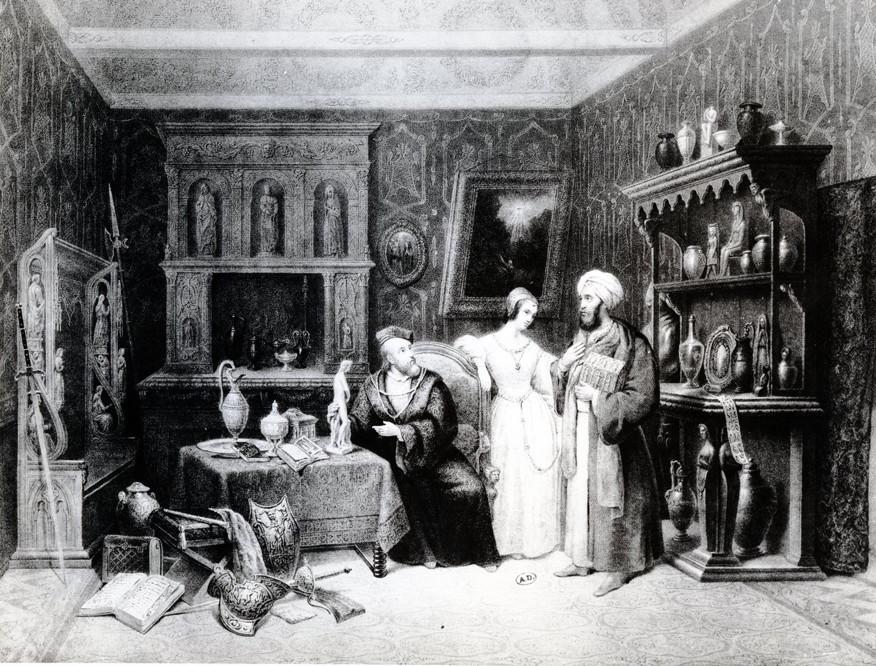 द एंटीकैरी, c.1830 द्वारा एम। रेनॉक्स